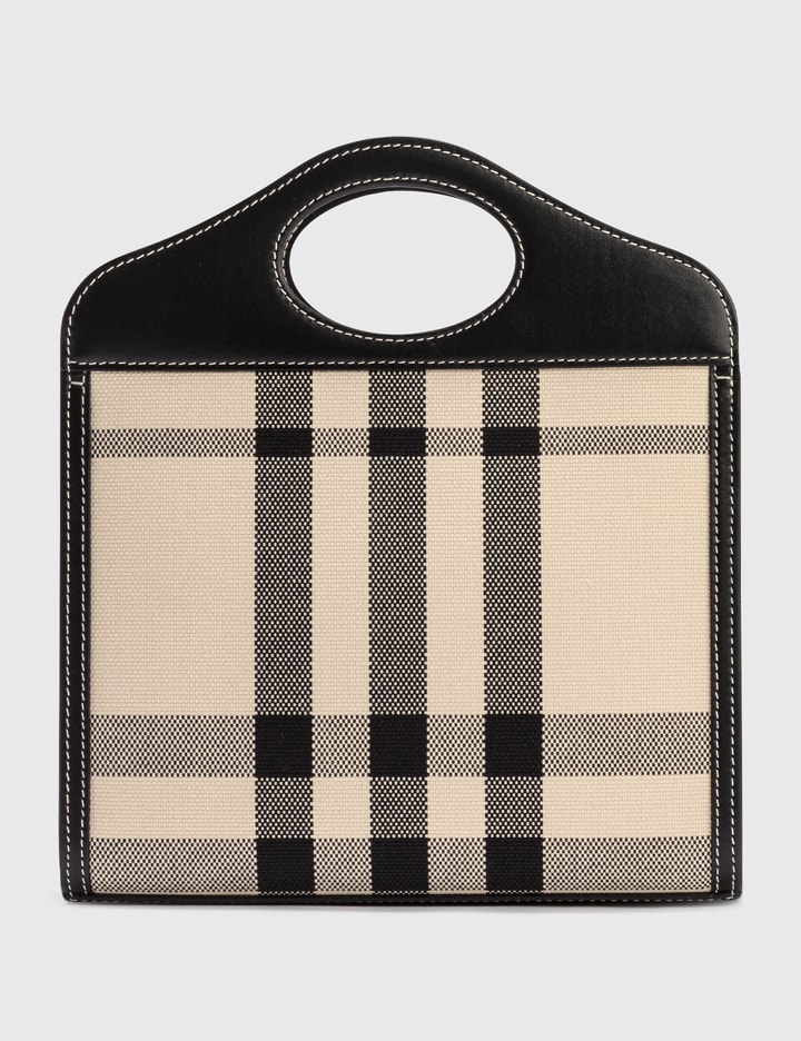 Mini Check Canvas and Leather Pocket Bag Placeholder Image