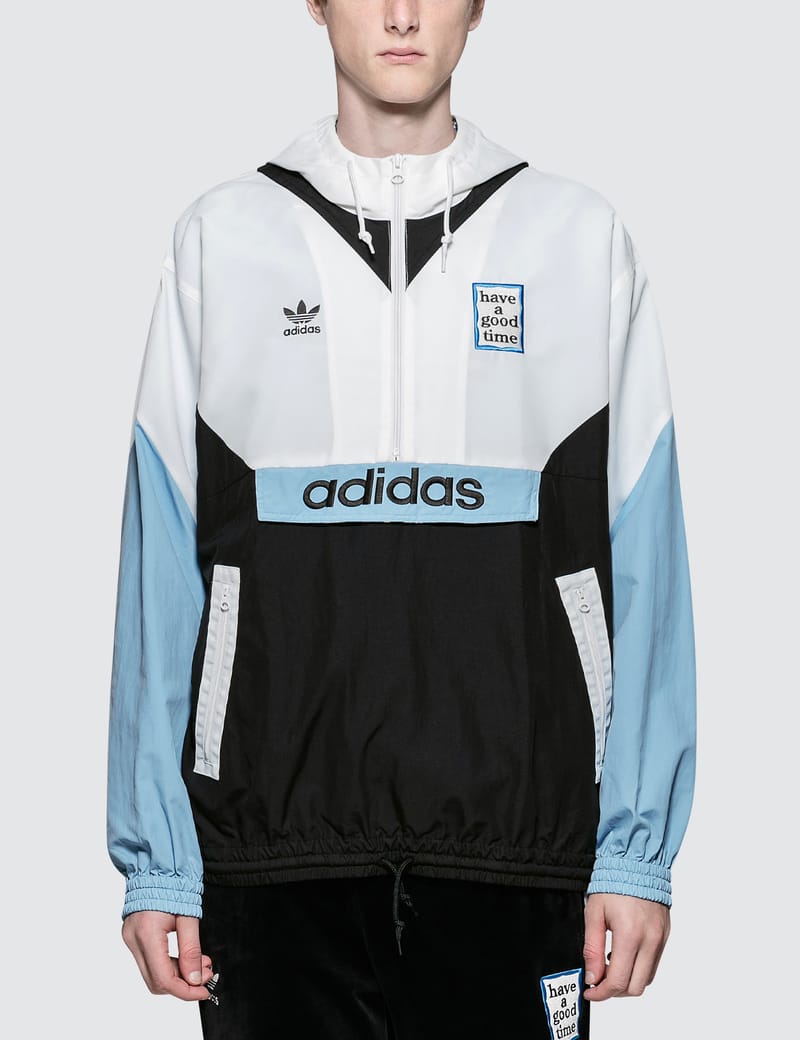 men's adidas pullover windbreaker