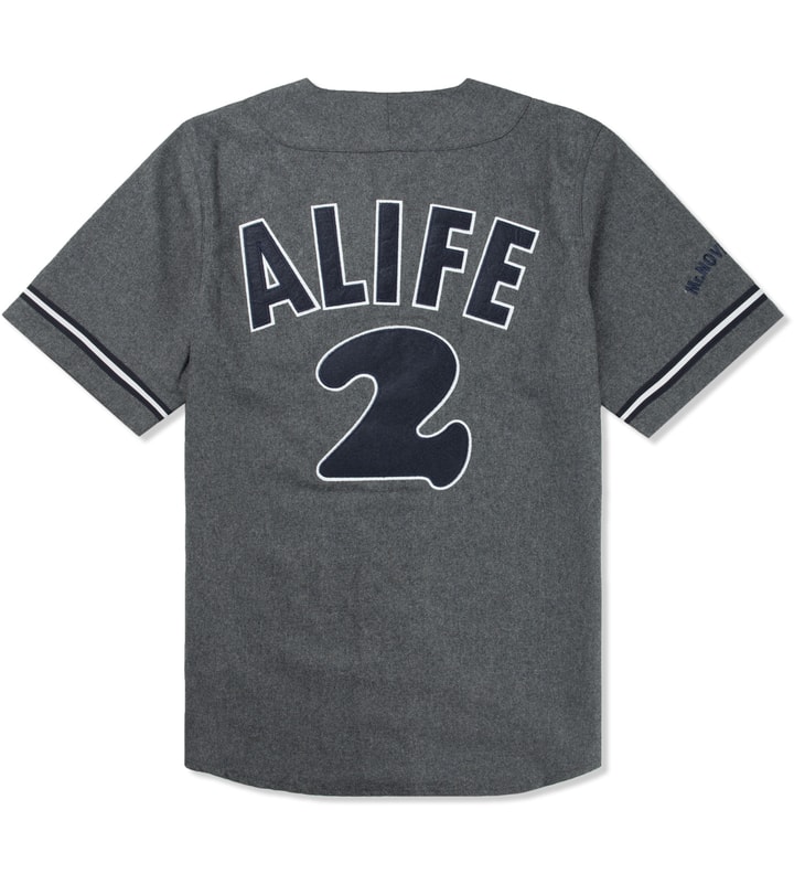 Grey Mr. November Baseball Jersey Placeholder Image