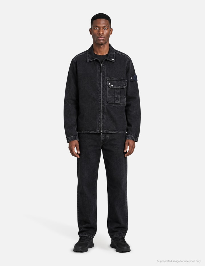 Stone Island Washed Denim Comfort-Fit Overshirt