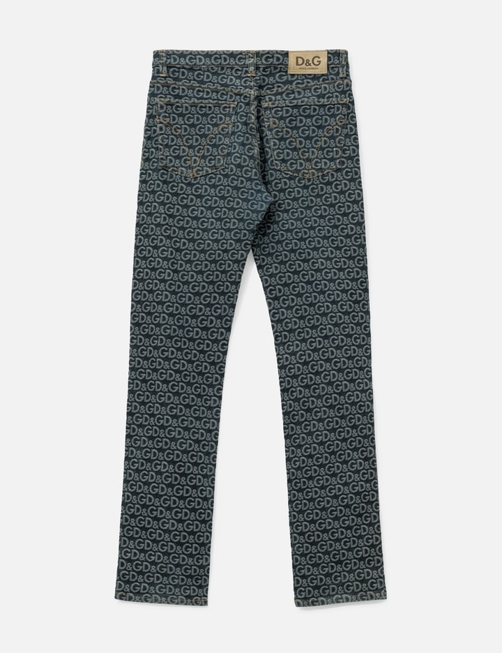 Dolce & Gabbana Monogram Elastic Jeans