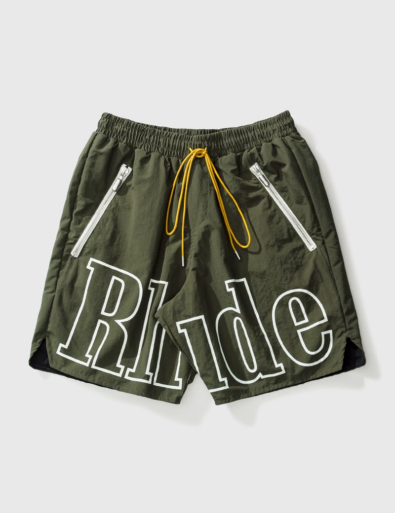 Rhude - Logo Shorts | HBX - HYPEBEAST 