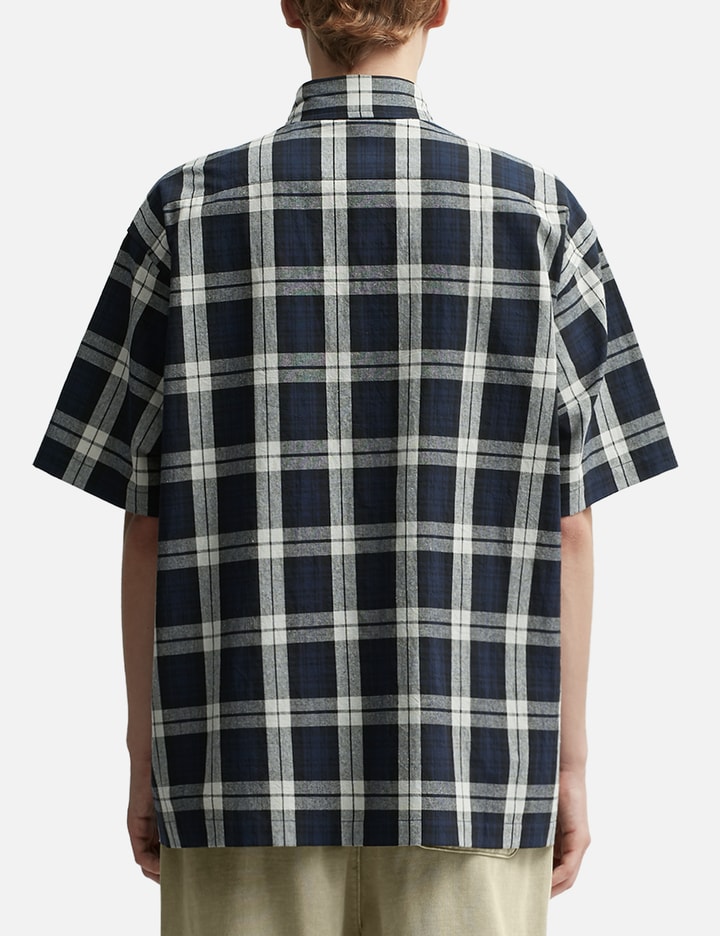Grocery ST-011 Oversized Check Short Sleeves Shirt Placeholder Image