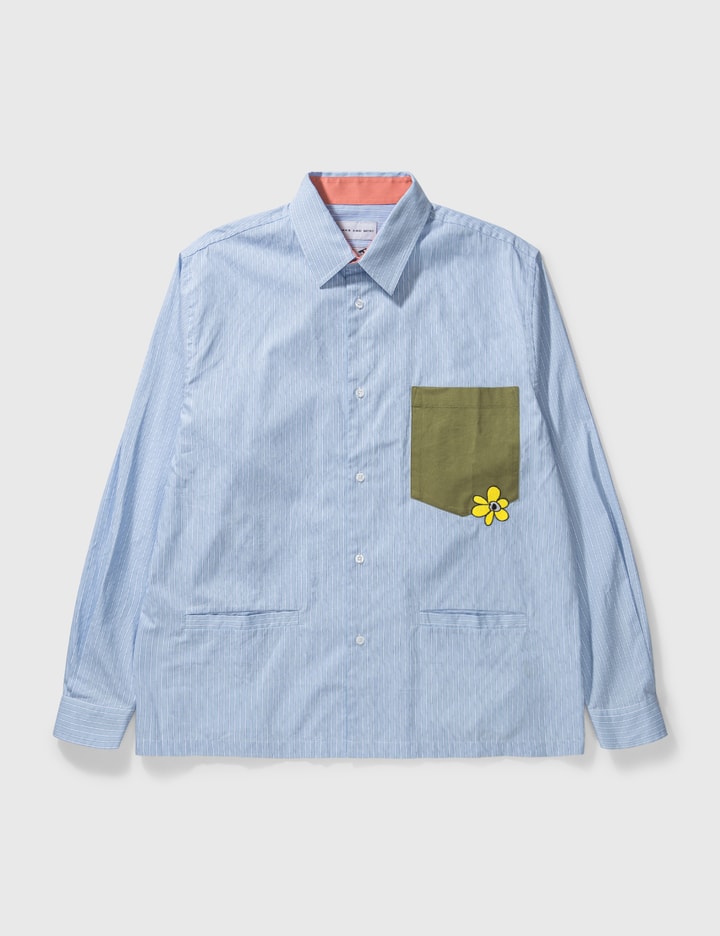Gestures Flower Embroidery Shirt Placeholder Image