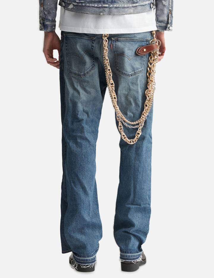 Junya Watanabe Man Junya Watanabe MAN X  Levi's Layered Jeans With Chains