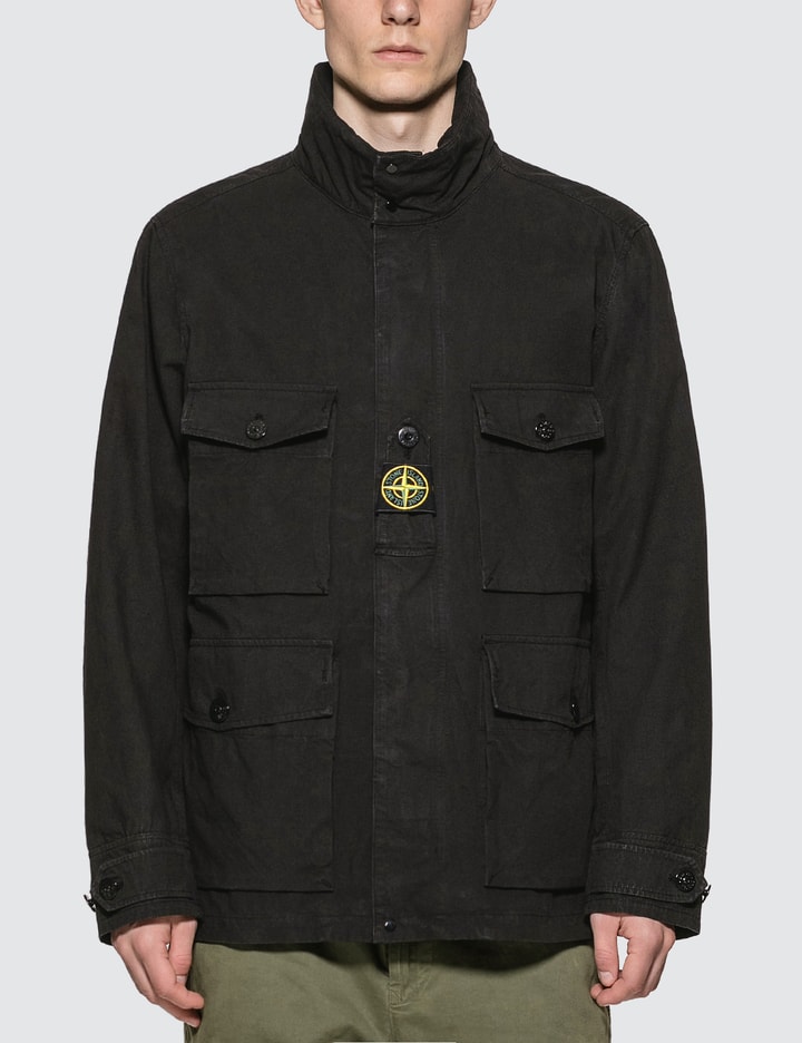 Stone island field jacket black Clearance