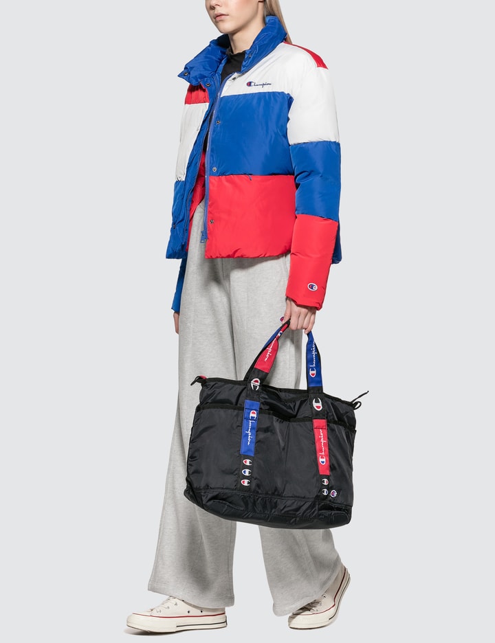 Color Block Puff Down Jacket Placeholder Image