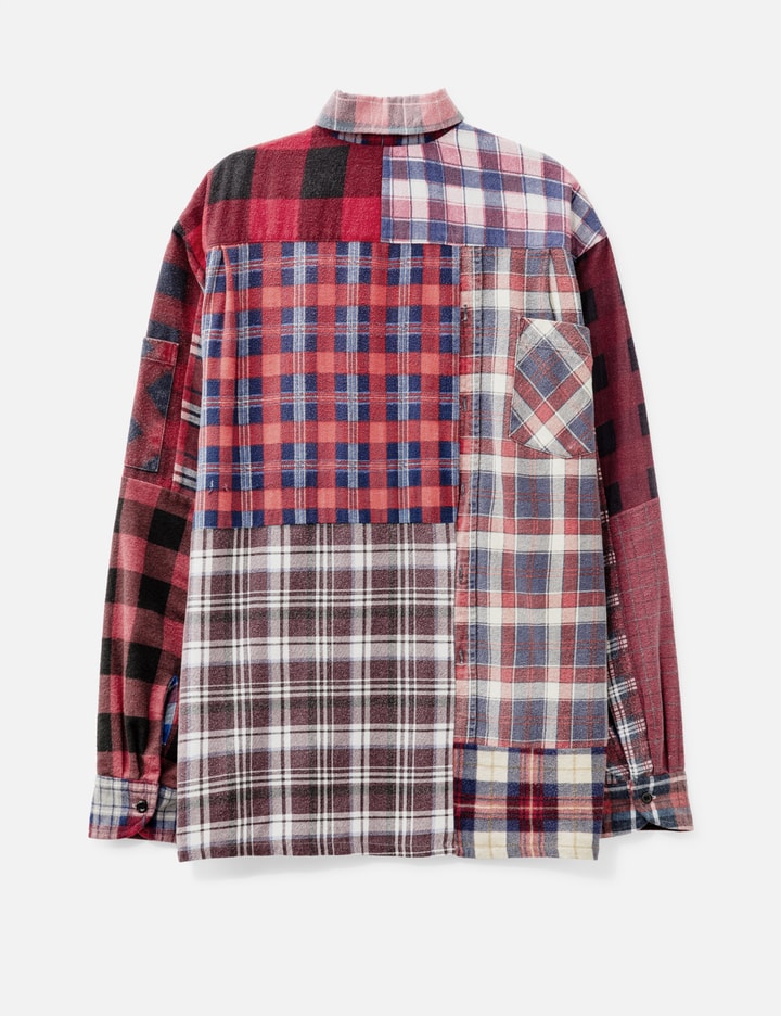 Straight Hem Flannel Shirt Placeholder Image