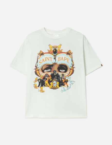 Saint Michael SAINT Mxxxxxx x A Bathing Ape Generation Bape Short Sleeve T-shirt
