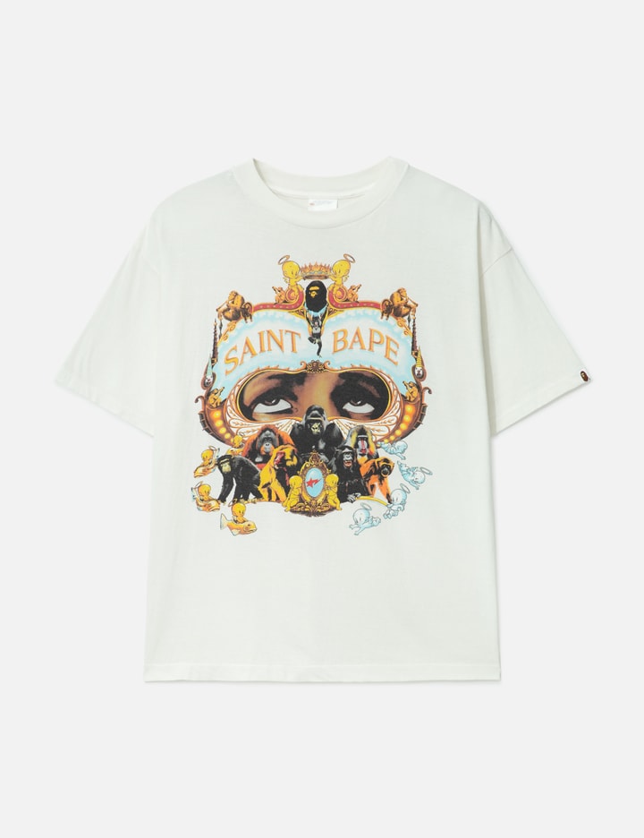 SAINT Mxxxxxx x A Bathing Ape Generation Bape Short Sleeve T-shirt Placeholder Image