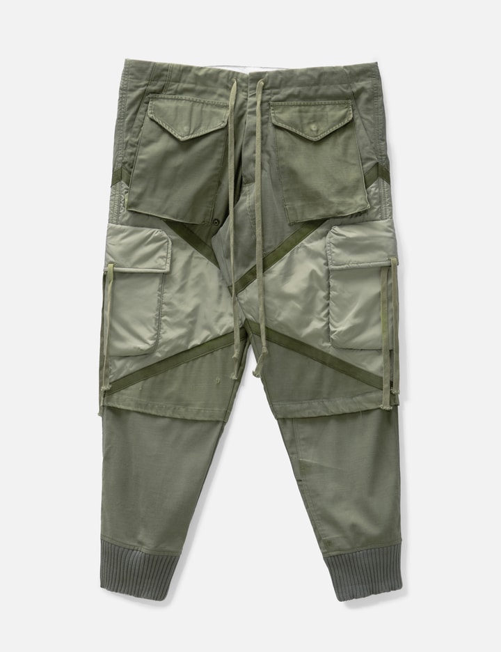 Greg Lauren Army Jacket/ Army Gl Cargo Pants In Green