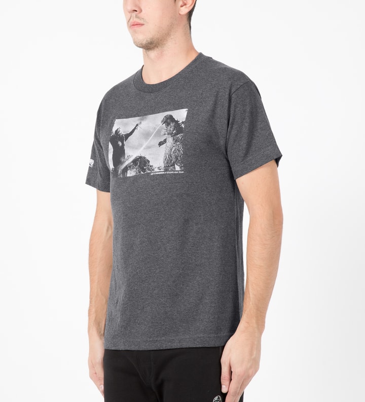 HUF x THRASHER Charcoal Heather Attack T-Shirt Placeholder Image