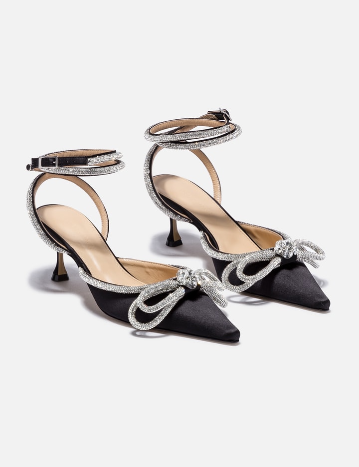 Double Bow Satin Heels Placeholder Image
