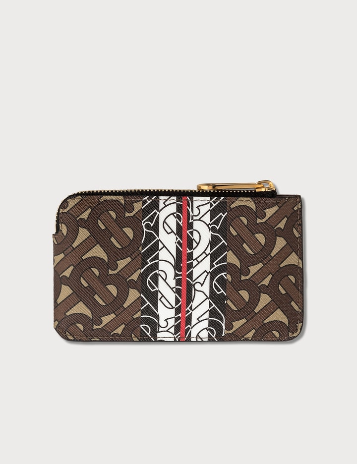 Burberry - TB Monogram E-canvas Zip Coin Purse  HBX - Globally Curated  Fashion and Lifestyle by Hypebeast