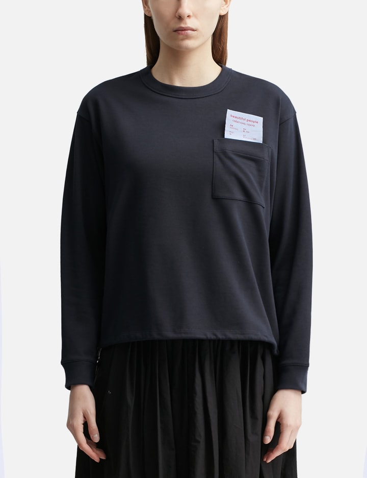 Suvin Compact Jersey Big QOL Tag Long T-Shirt Placeholder Image