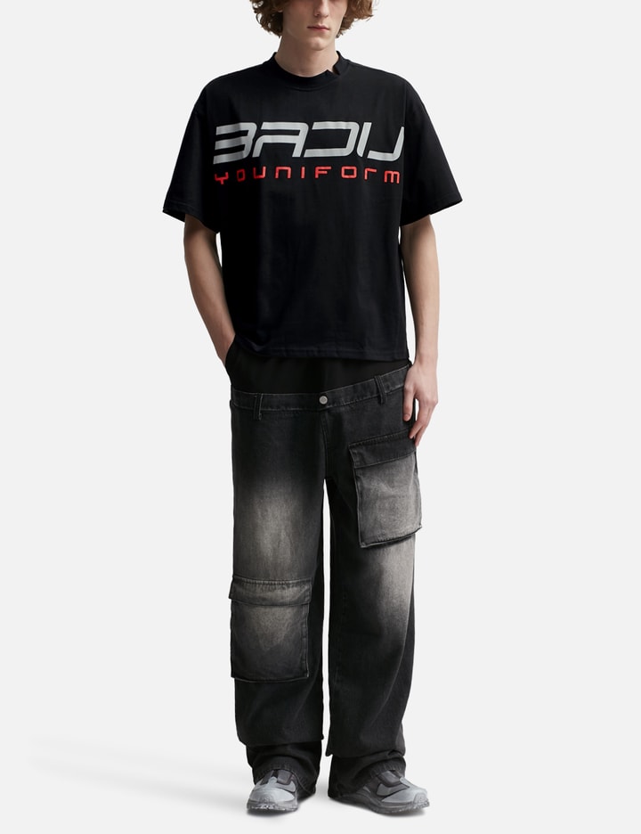 カーゴ ウォッシュド デニムジーンズ Placeholder Image