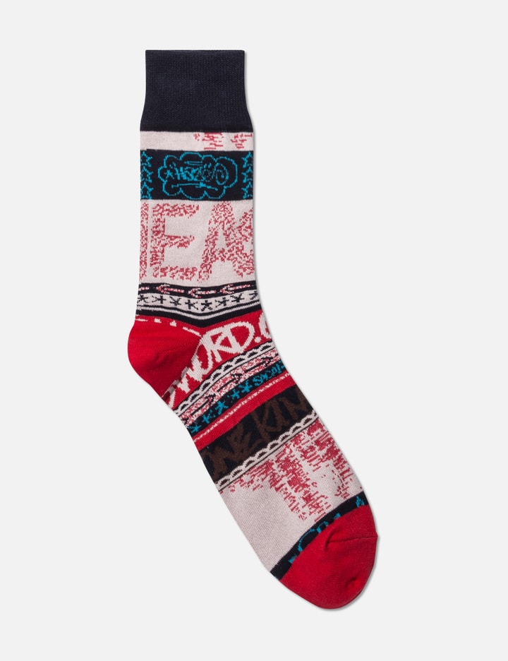 Sacai x Eric Haze Stripe Socks Placeholder Image
