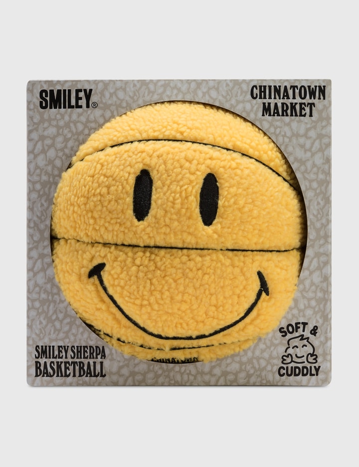 Smiley Sherpa Basketball Pillow Placeholder Image