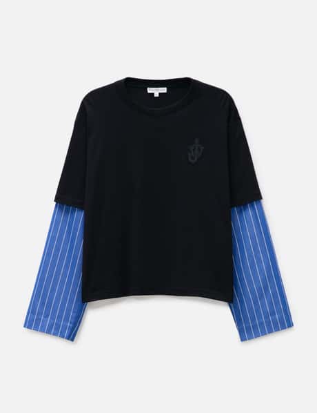 JW Anderson ANCHOR LAYERED SLEEVE T-SHIRT