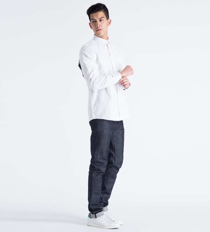 Carhartt Work In Progress White Tropic Print Raymond L/S Shirt