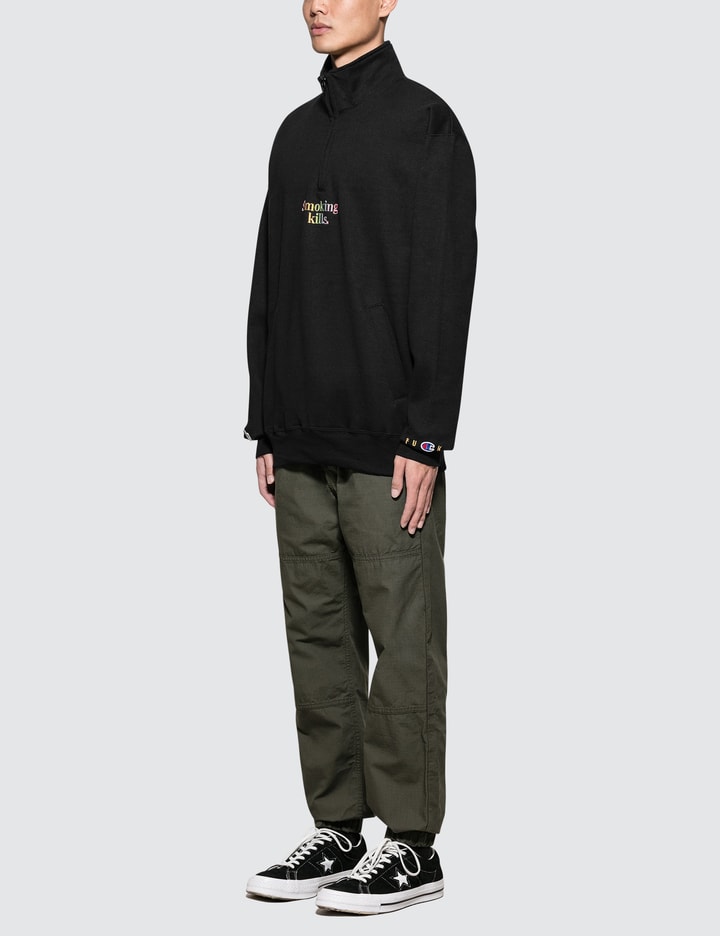 Smoking Kills Half Zip Sweatshirt Placeholder Image