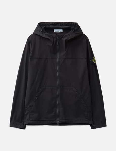 Stone Island Supima® Cotton Twill Stretch-TC Hooded Overshirt