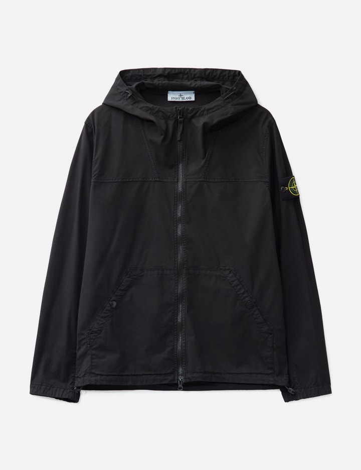 Supima® Cotton Twill Stretch-TC Hooded Overshirt Placeholder Image