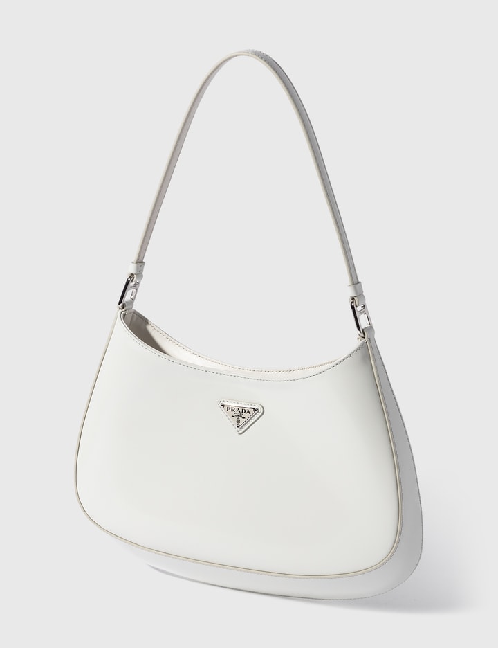 Prada - Cleo Brushed Leather Shoulder Bag  HBX - Globally Curated Fashion  and Lifestyle by Hypebeast