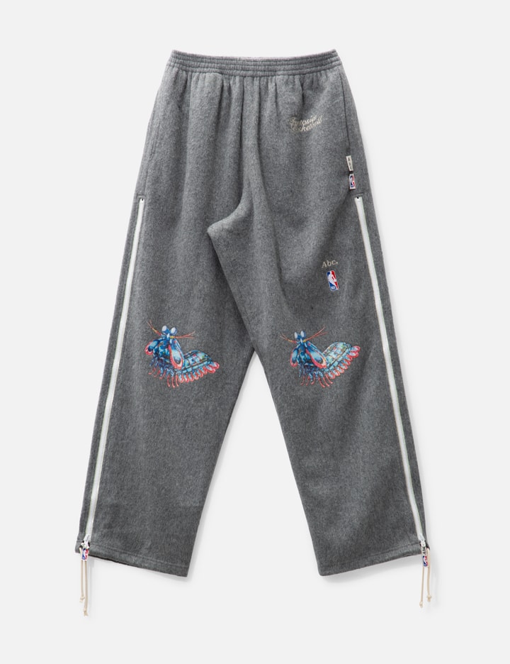Advisory Board Crystals Recycled Wool Warmup Pants In Grey