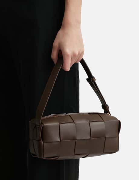 BOTTEGA VENETA, Small Brick Cassette Intrecciato Leather Shoulder Bag, Women