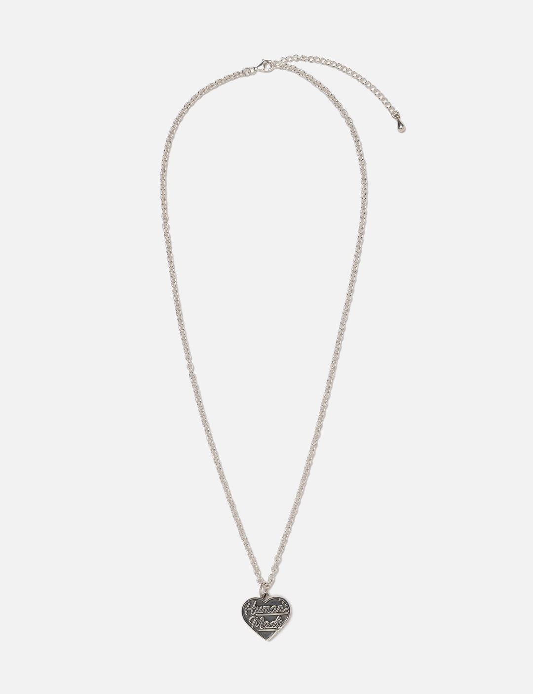Human Made - HEART SILVER NECKLACE | HBX - Globally Curated  