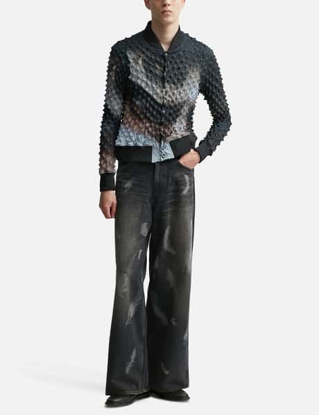 MASU - SPIKY VARSITY JACKET | HBX