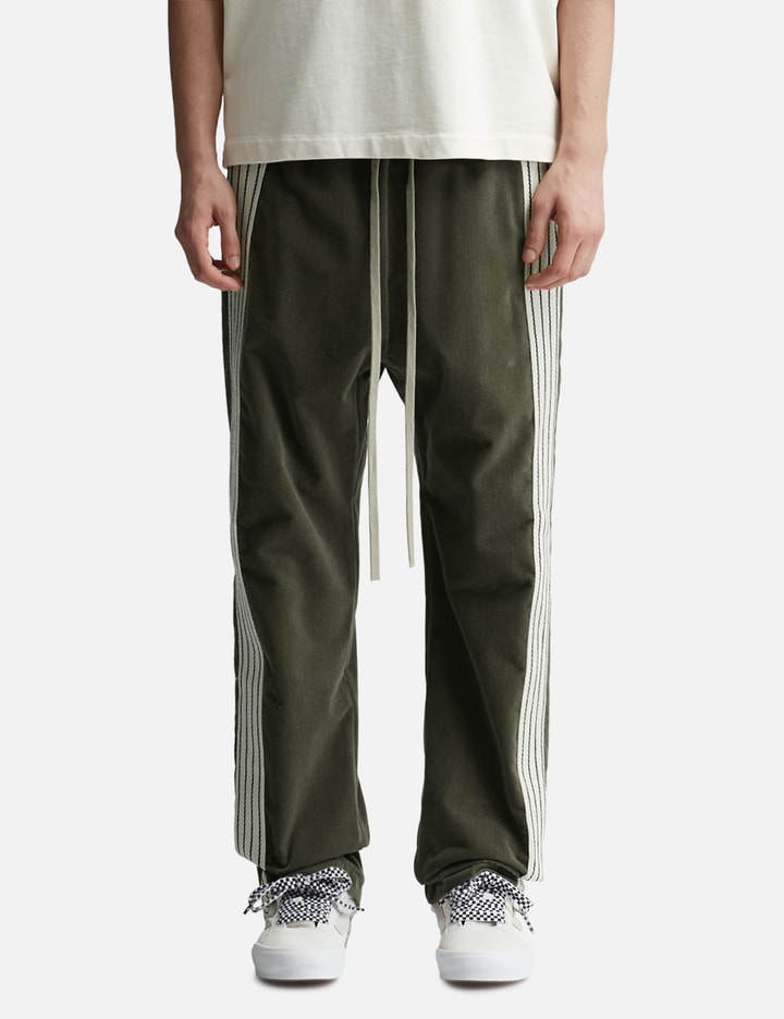 Shop Fear Of God Wool Corduroy Striped Forum Pant In Brown