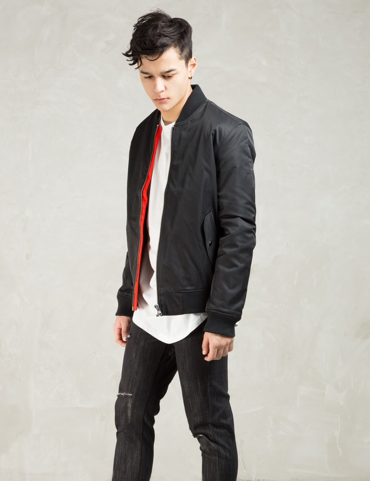 Black Lewis Bomber Jacket Placeholder Image