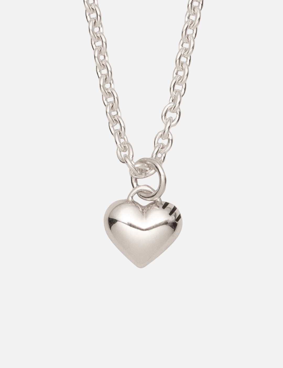 Human Made - Heart Silver Necklace | HBX