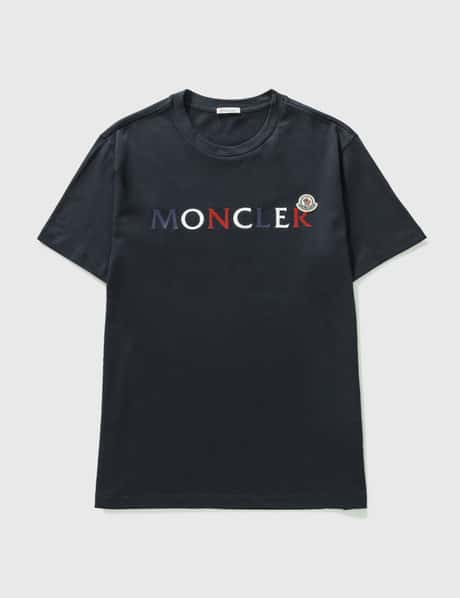 Moncler 로고 러버라이즈 프린트 티셔츠