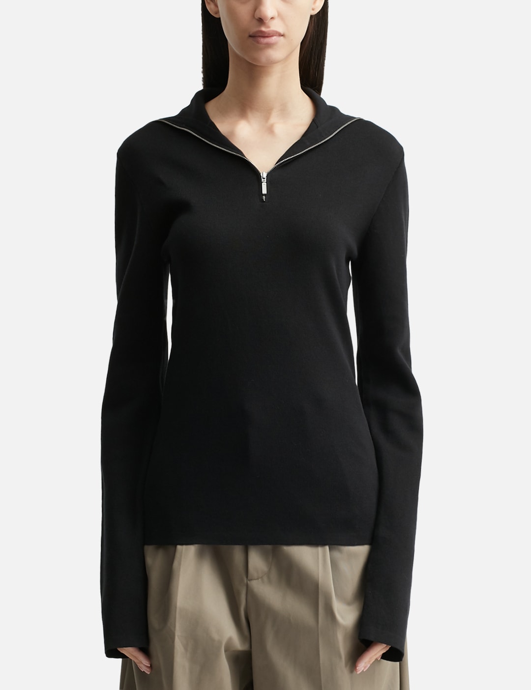 Zip Up Turtleneck view 6