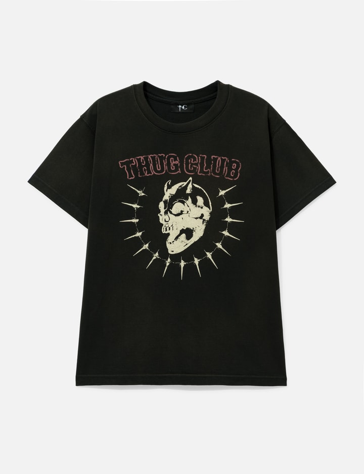THUG CLUB Vintage Riding Skull T-Shirt