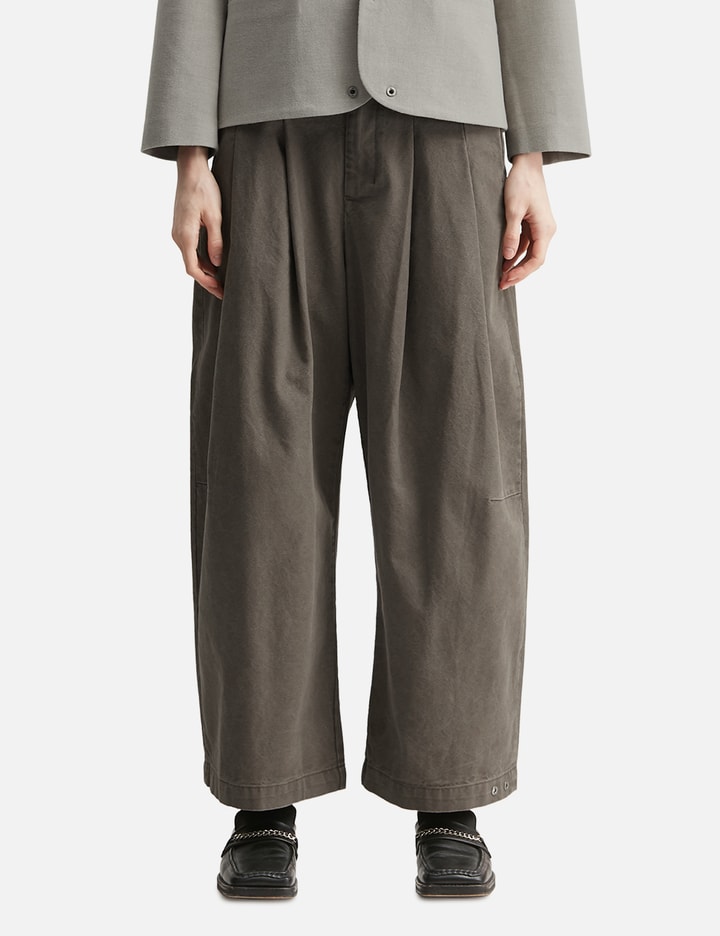TEAM WANG design Reset Washed Wide-Leg Trousers