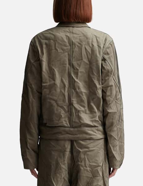 Product. 25 Semi-Oversized Layered Wrinkled Jacket view 10