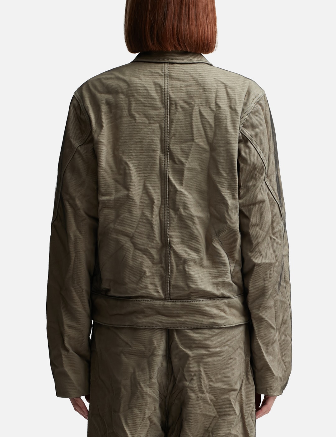Product. 25 Semi-Oversized Layered Wrinkled Jacket view 18
