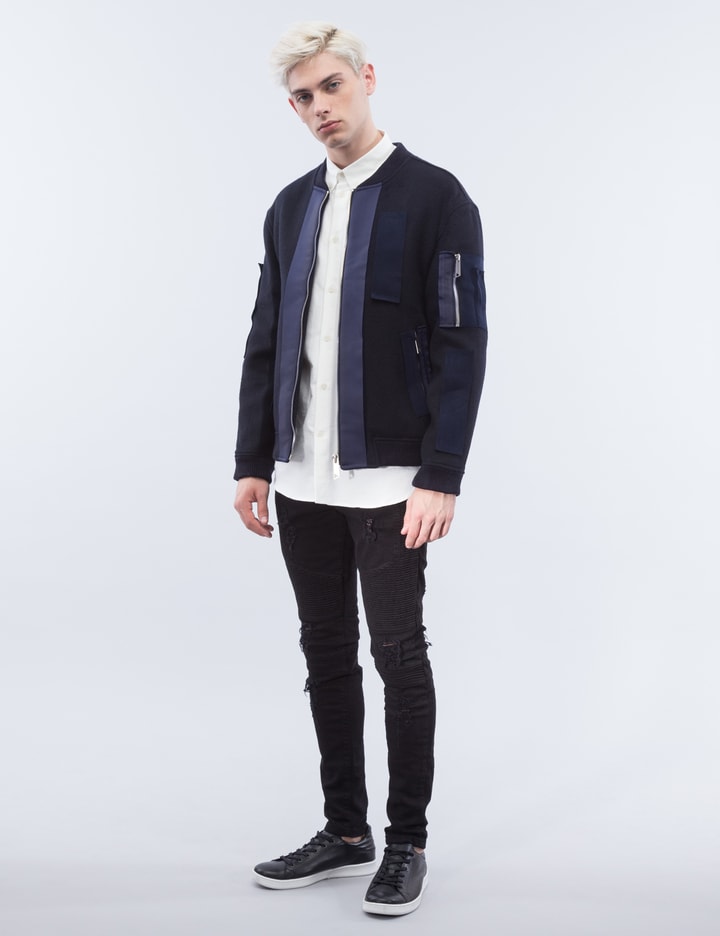 Contrast Pipping Bomber Placeholder Image