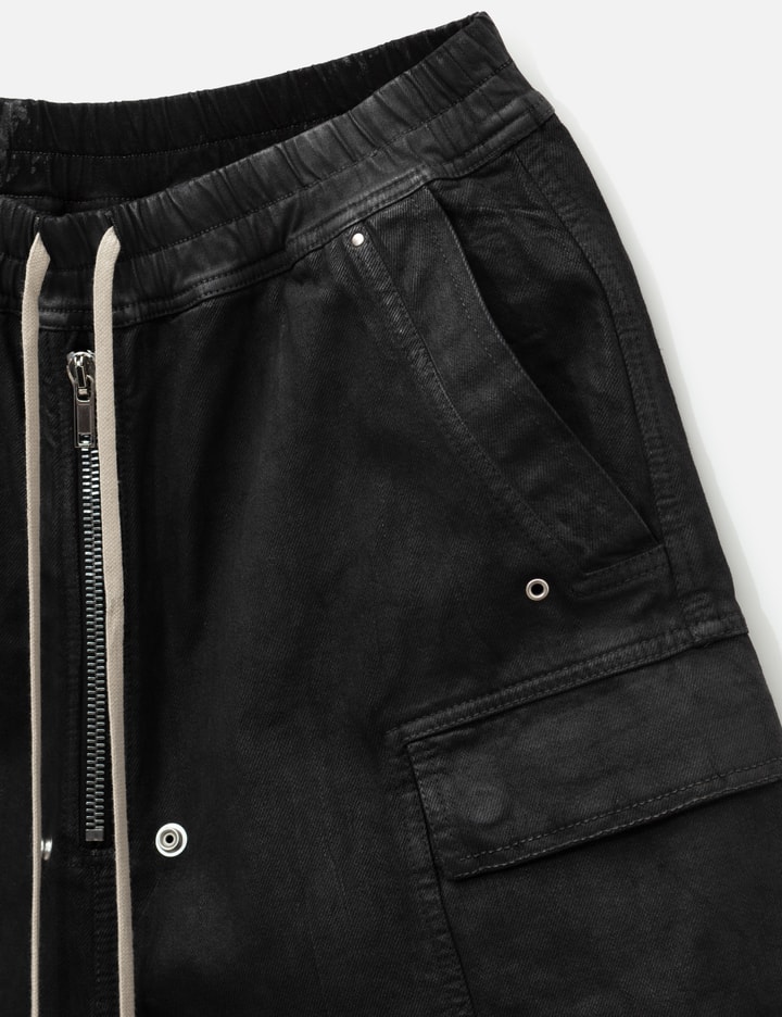 Rick Owens Drkshdw Waxed Cargobela Shorts