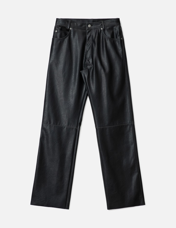 Faux Leather 5-pocket Trousers Placeholder Image