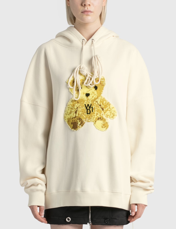 Embroidered Teddy Hoodie Placeholder Image