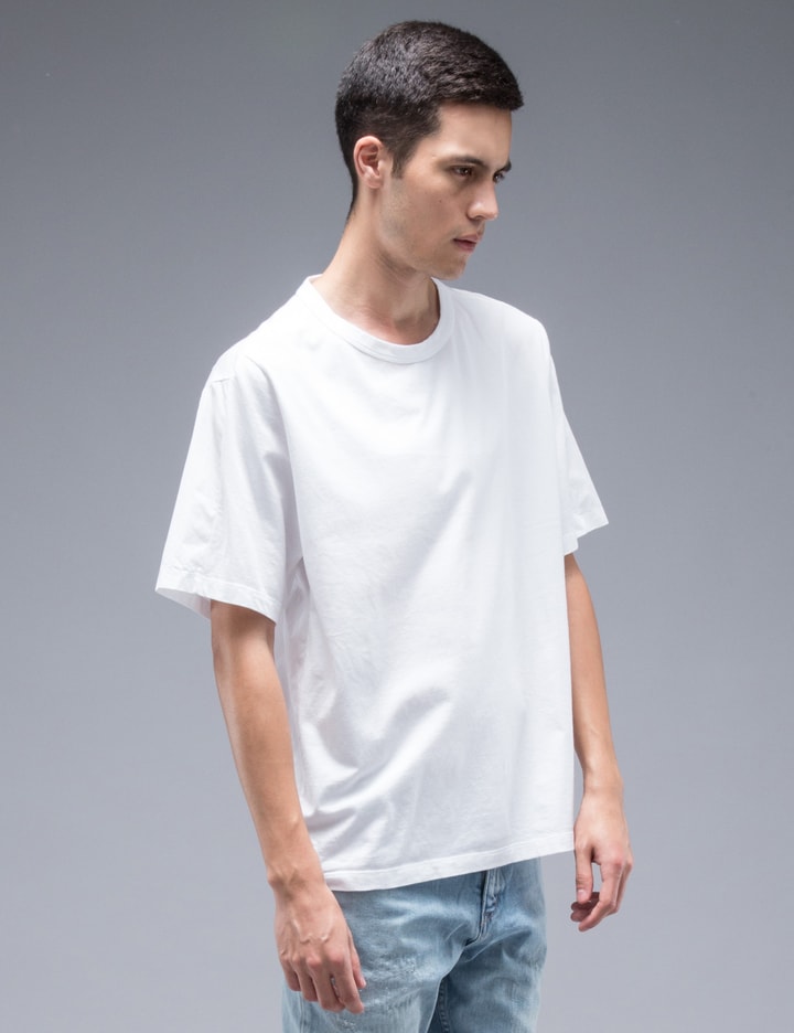 Classic S/S T-Shirt With Woven Back Panel Placeholder Image