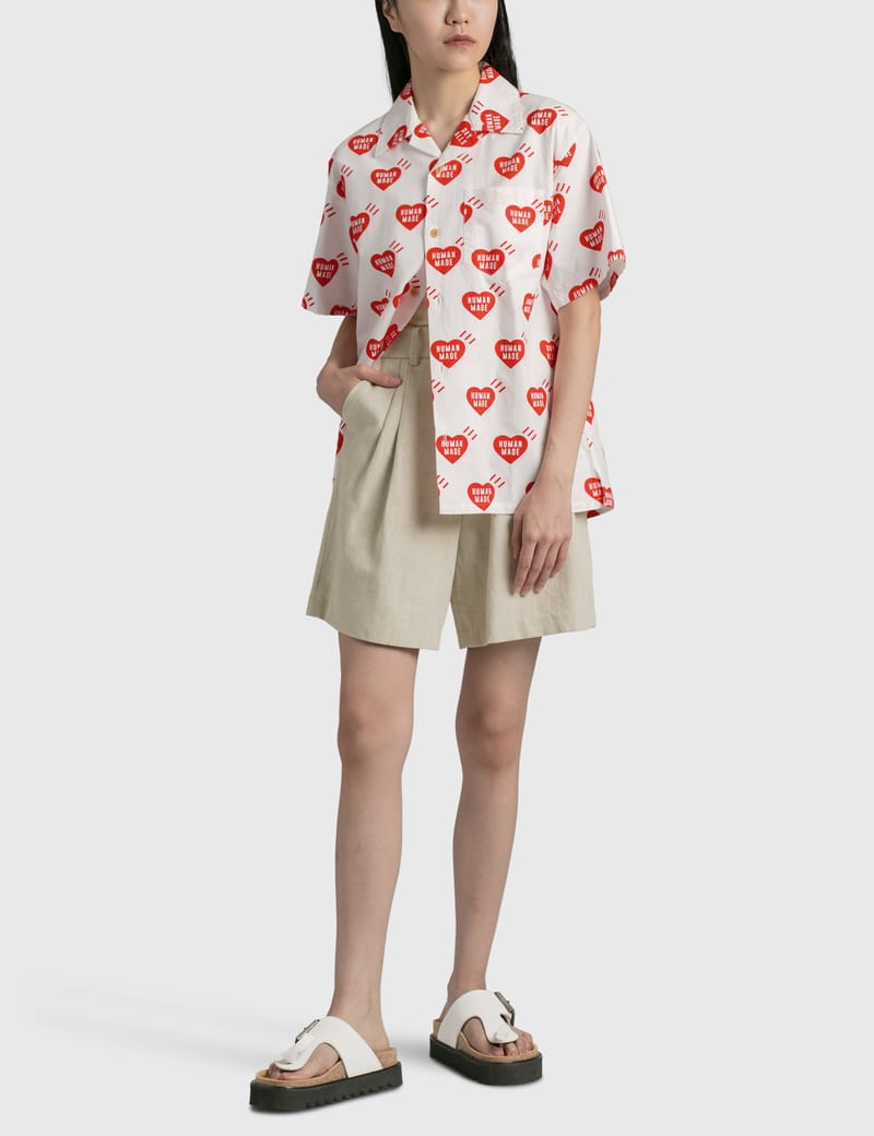 human made アロハシャツ　総柄　ハート HUMAN MADE HEART ALOHA SHIRT \u2013 HUMAN MADE Inc.