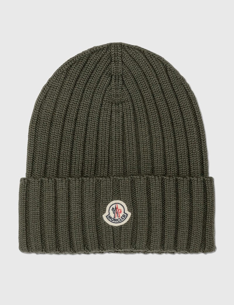 green moncler beanie