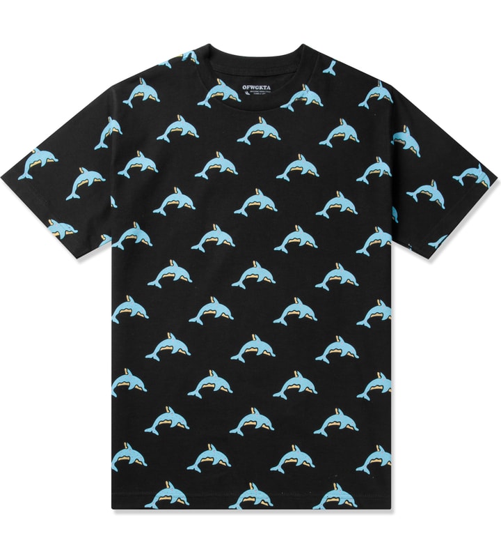 Black Dolphin Donut All Over T-Shirt Placeholder Image