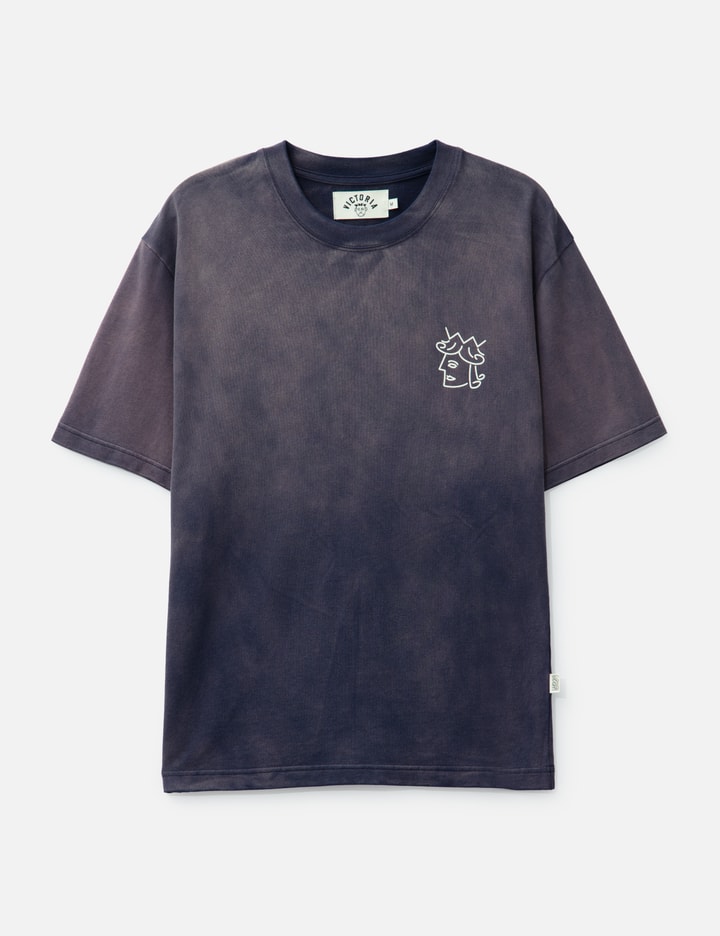 Sun Faded Queenhead Logo Short Sleeve T-shirt Placeholder Image